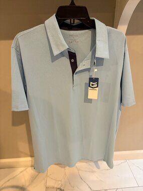 Gradual light blue polo